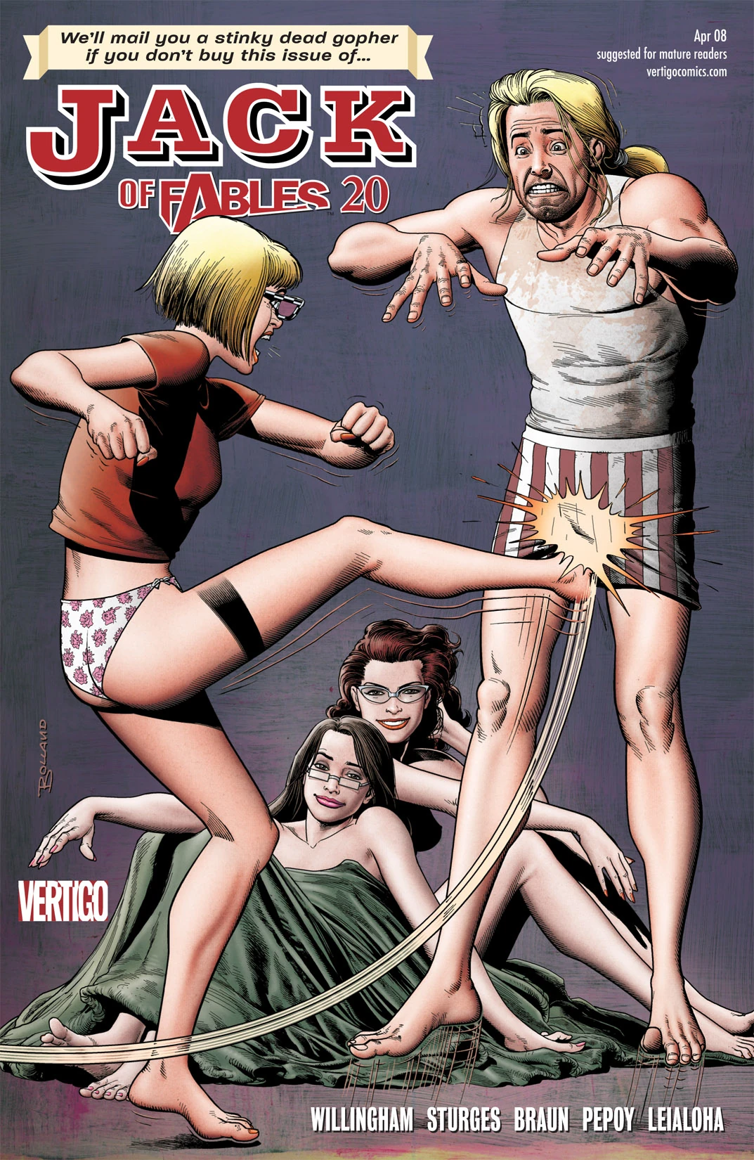 Jack of Fables #20 (DC, 2008 — Cover A) cover